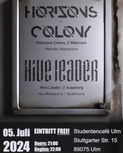 Konzert: Horizons Colony & ππππ πππΌπΏππ