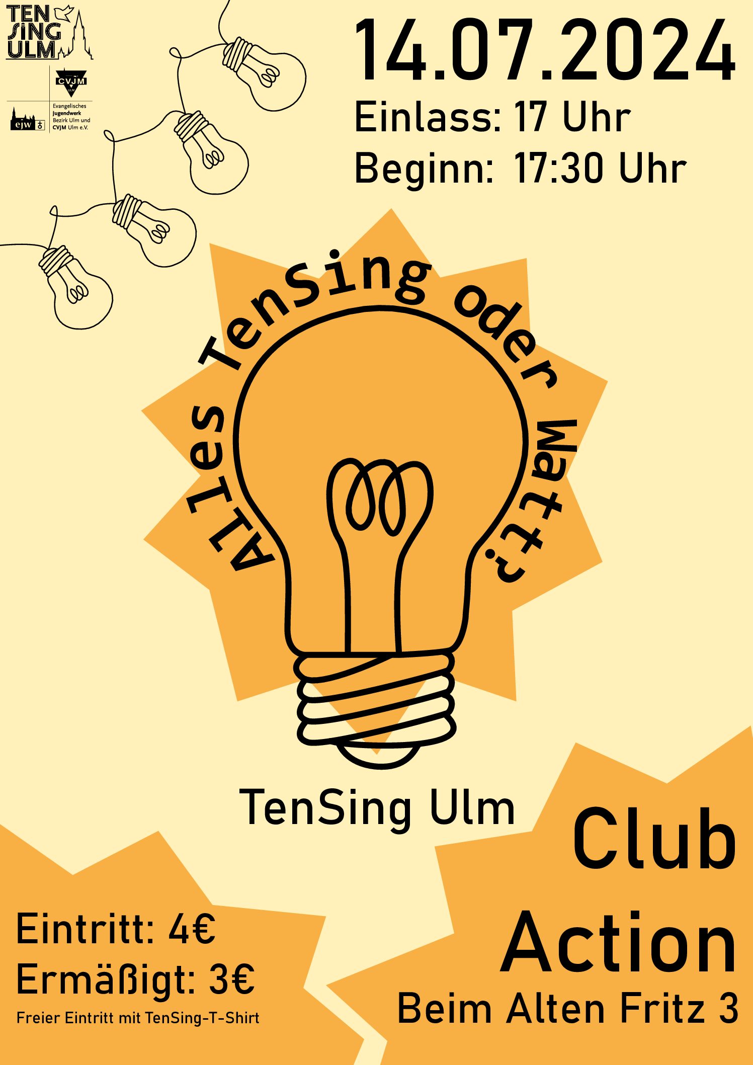 Alles TenSing oder Watt? | Sommerkonzert TenSing Ulm