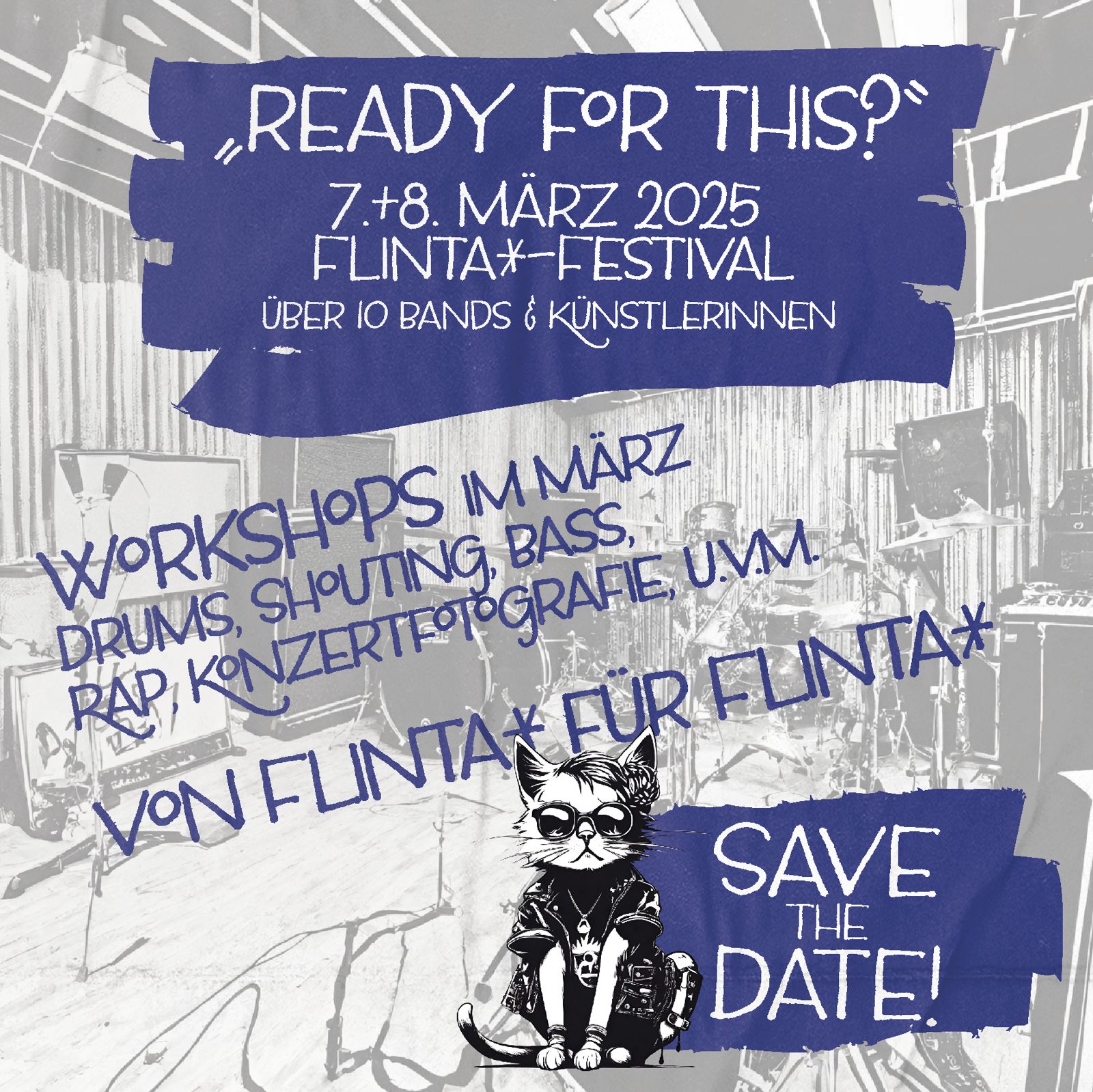 Save the date: Ready for this? – FLINTA* Festival